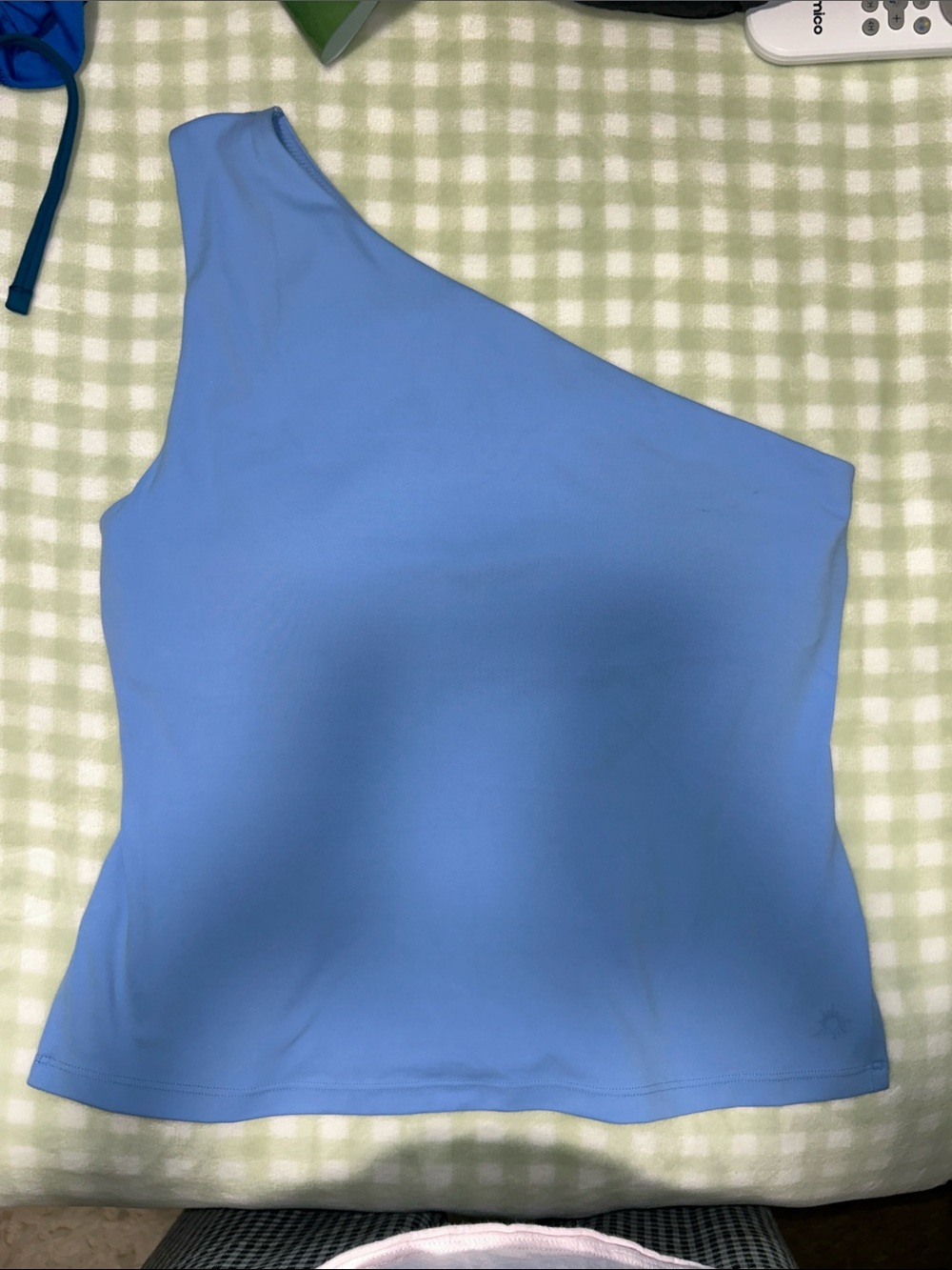 Offline by Aerie Real Me One-Shoulder Blue Women’s Tank Top - Large NWT